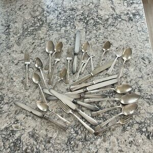 Elegant Vintage Silverware Set